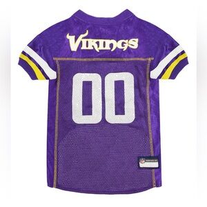 NWT Minnesota Vikings Pet Jersey, Size Small